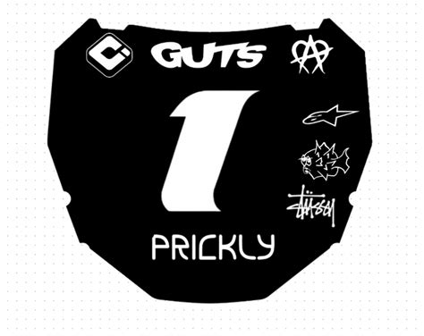 Odi Plate Sticker Template