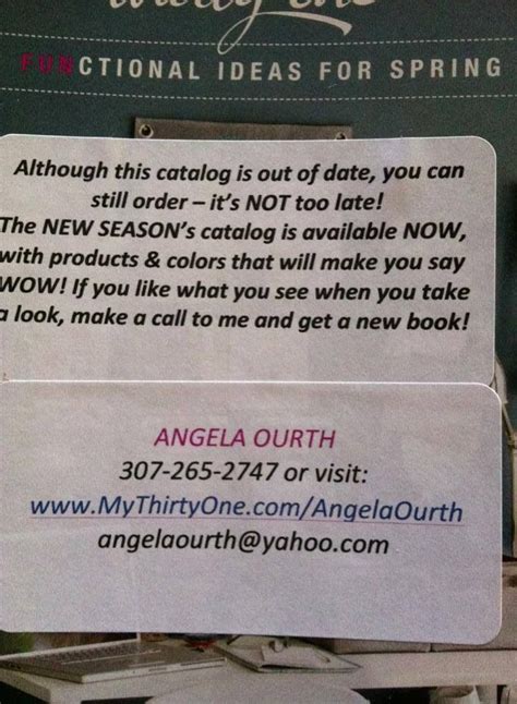 Old Thirty One Catalogs How To Use