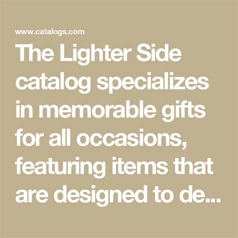 On The Lighter Side Catalog