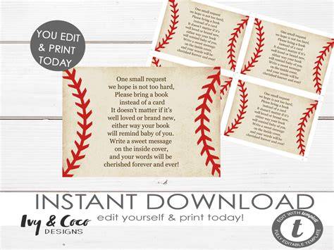 On This Dirt Baseball Poem Printable
