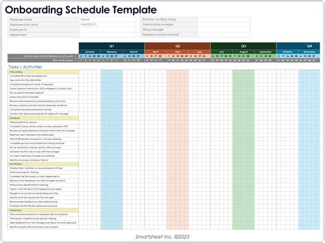 Onboarding Agenda Template