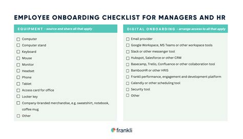 Onboarding Checklist Template