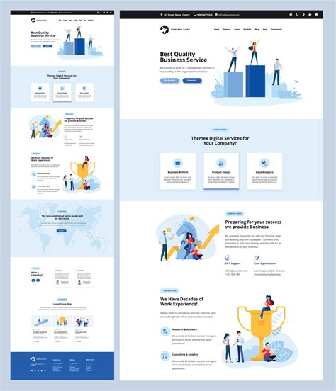 One Page Web Design Template