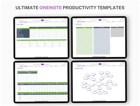 Onenote Planner Template
