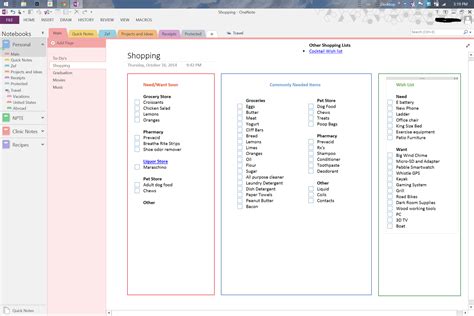 Onenote Project Management Template Free