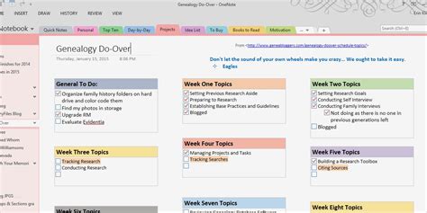 Onenote To Do List Template