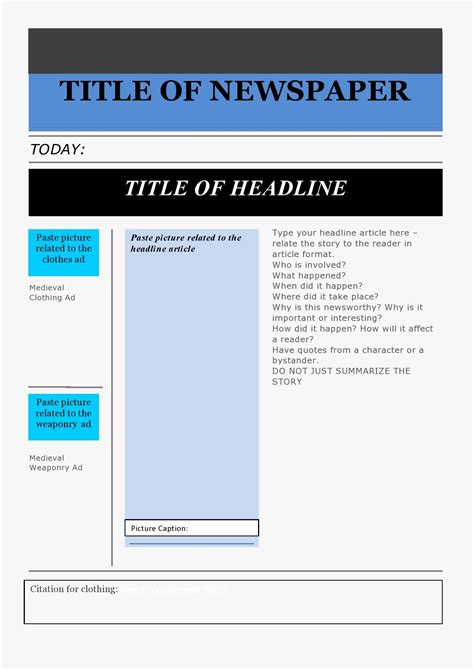 Online Newspaper Template