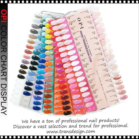 Opi Color Chart By Number