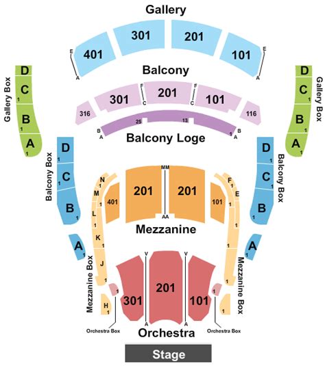 Ordway Theatre Seating Chart