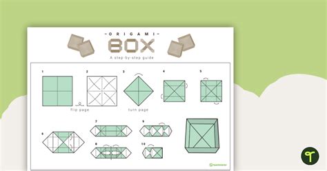 Origami Box Instructions Printable