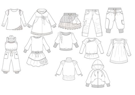 Outfit Design Template