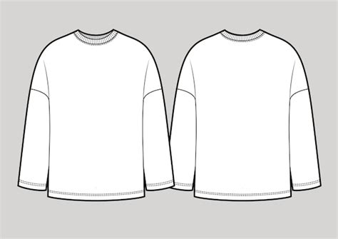 Oversized T Shirt Design Template