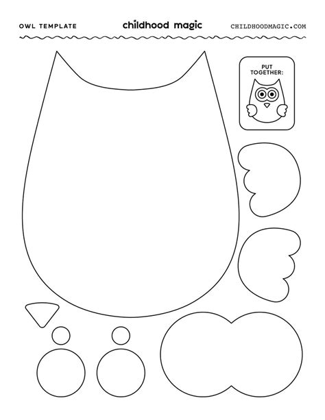 Owl Craft Template