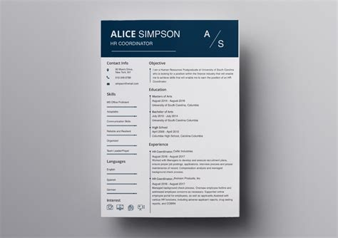 Pages Resume Templates Mac