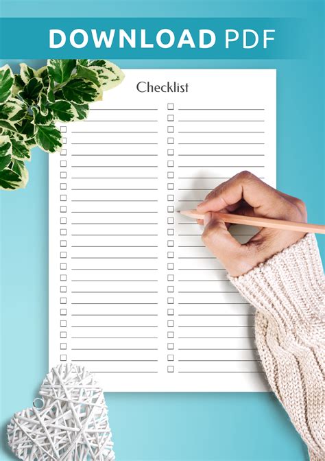 Pages Template Checklist