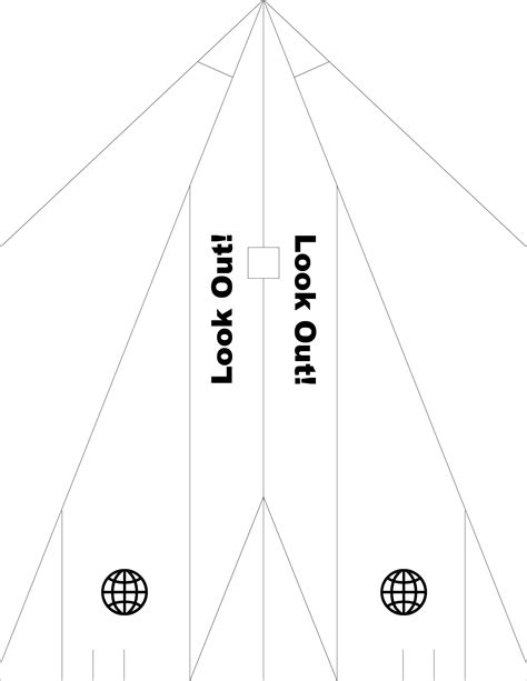 Paper Airplane Printable