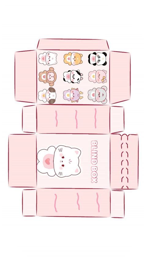 Paper Blind Box Template