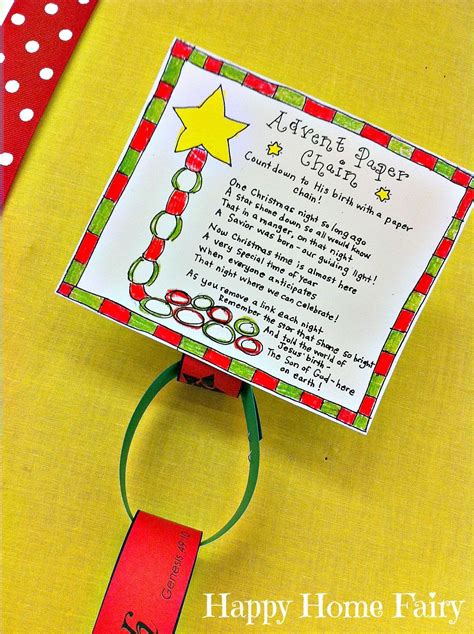 Paper Chain Countdown Template