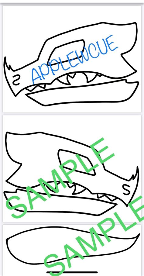 Paper Dragon Puppet Ideas Printable