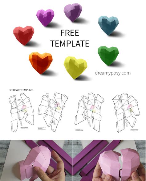 Paper Heart Template