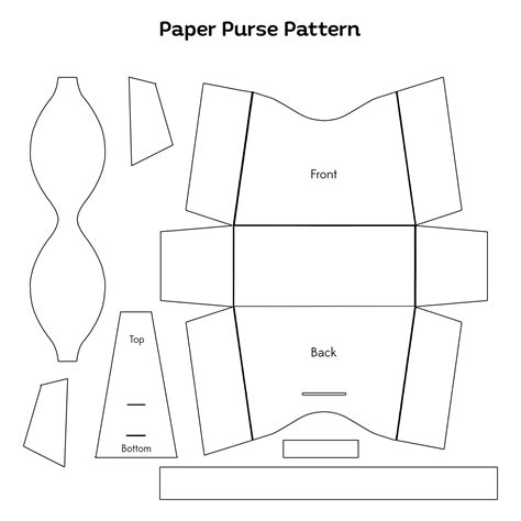 Paper Purse Template