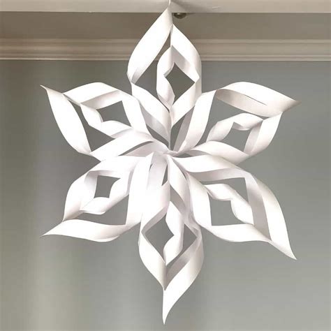 Paper Snowflakes Templates 3d