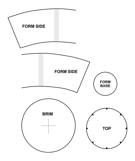 Paper Top Hat Template