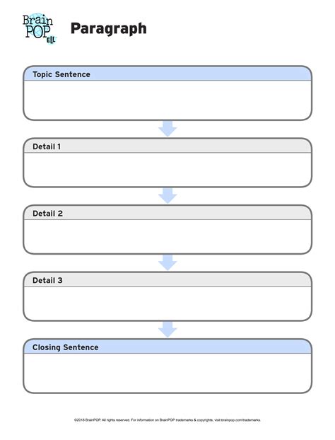 Paragraph Organizer Template