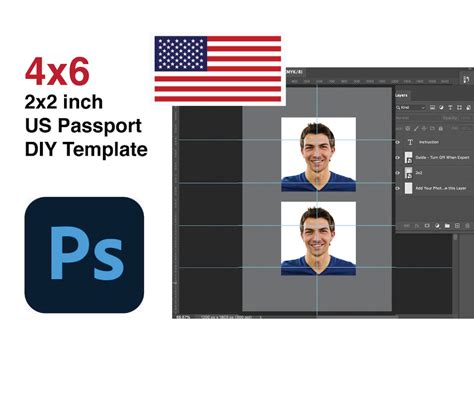 Passport Template Photoshop