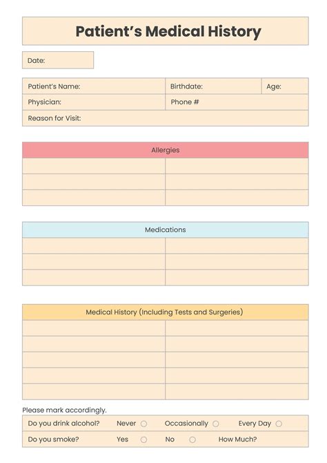 Patient Home Sight Review Report Template Free Printable