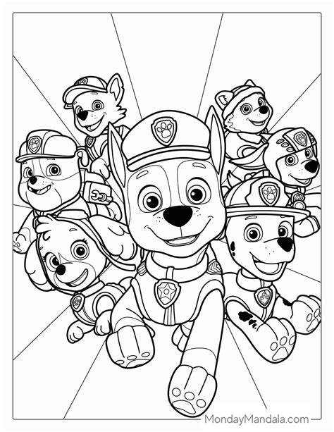 Paw Patrol Printable Coloring Book