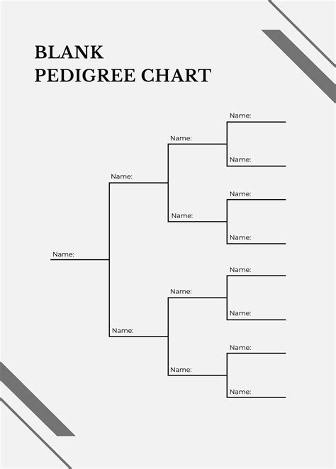 Pedigree Chart Blank