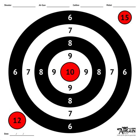 Pellet Rifle Targets Printable