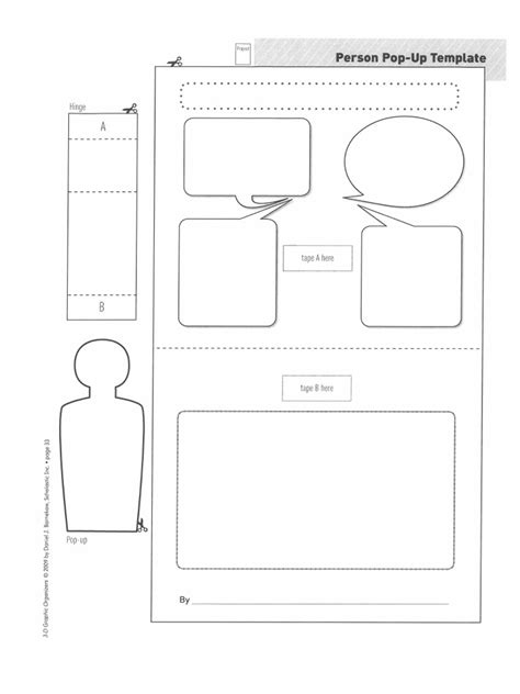 Person Pop Up Template