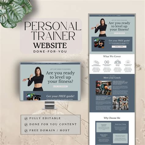 Personal Trainer Website Template
