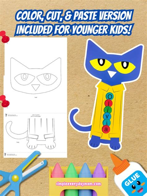 Pete The Cat Template Free