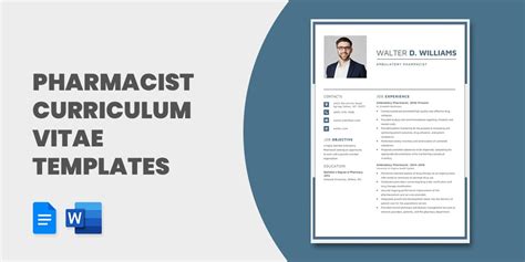 Pharmacist Curriculum Vitae Template