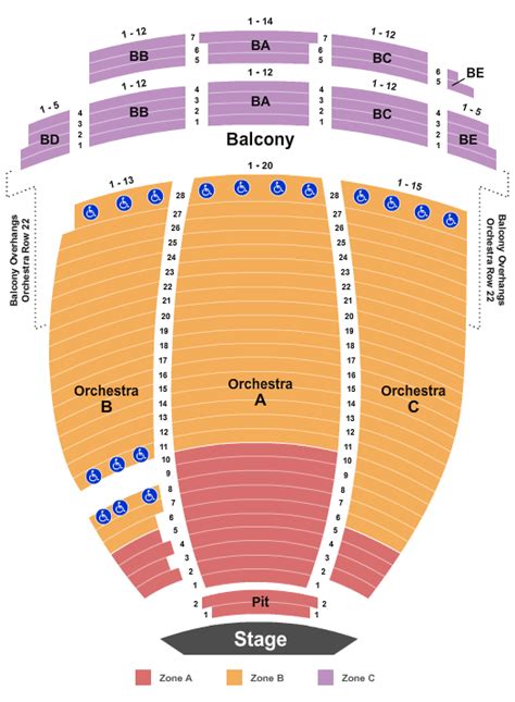 Phoenix Orpheum Seating Chart