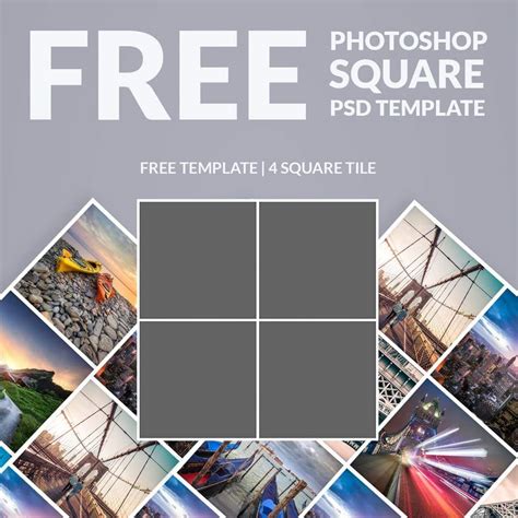 Photo Collage Template Photoshop