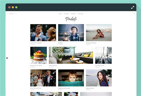 Photo Gallery Website Template