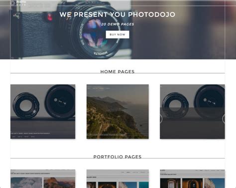 Photography Site Template Free