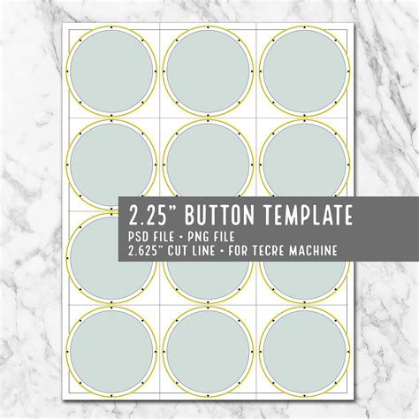 Photoshop Button Template