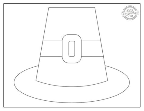 Pilgrim Hat Template Free