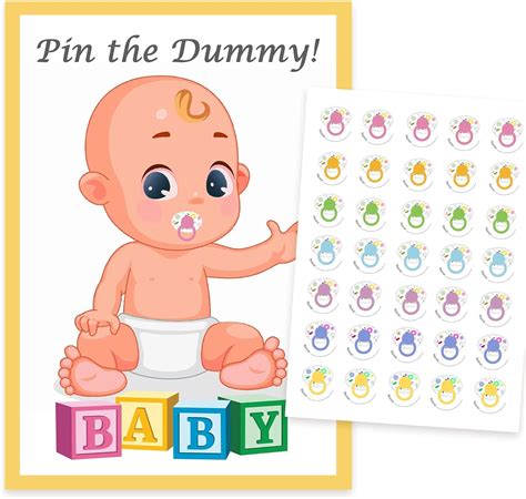 Pin The Diaper On The Baby Free Printable