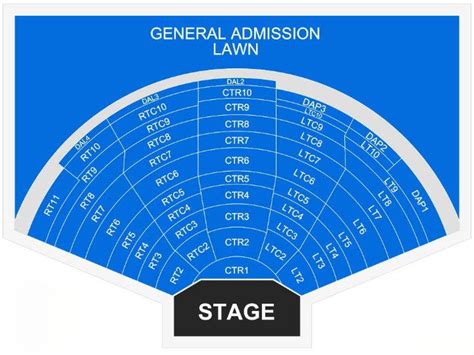 Pine Knob Pavilion Seating Chart