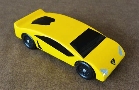 Pinewood Derby Lamborghini Template