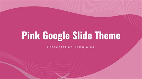 Pink Google Slides Template