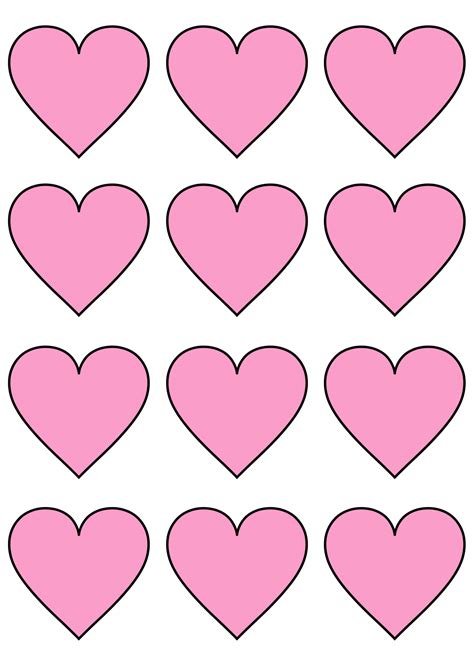 Pink Heart Template