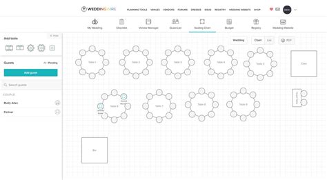 Planning.wedding Seating Chart
