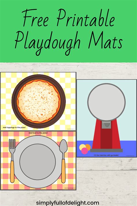 Playdough Mats Free Printables